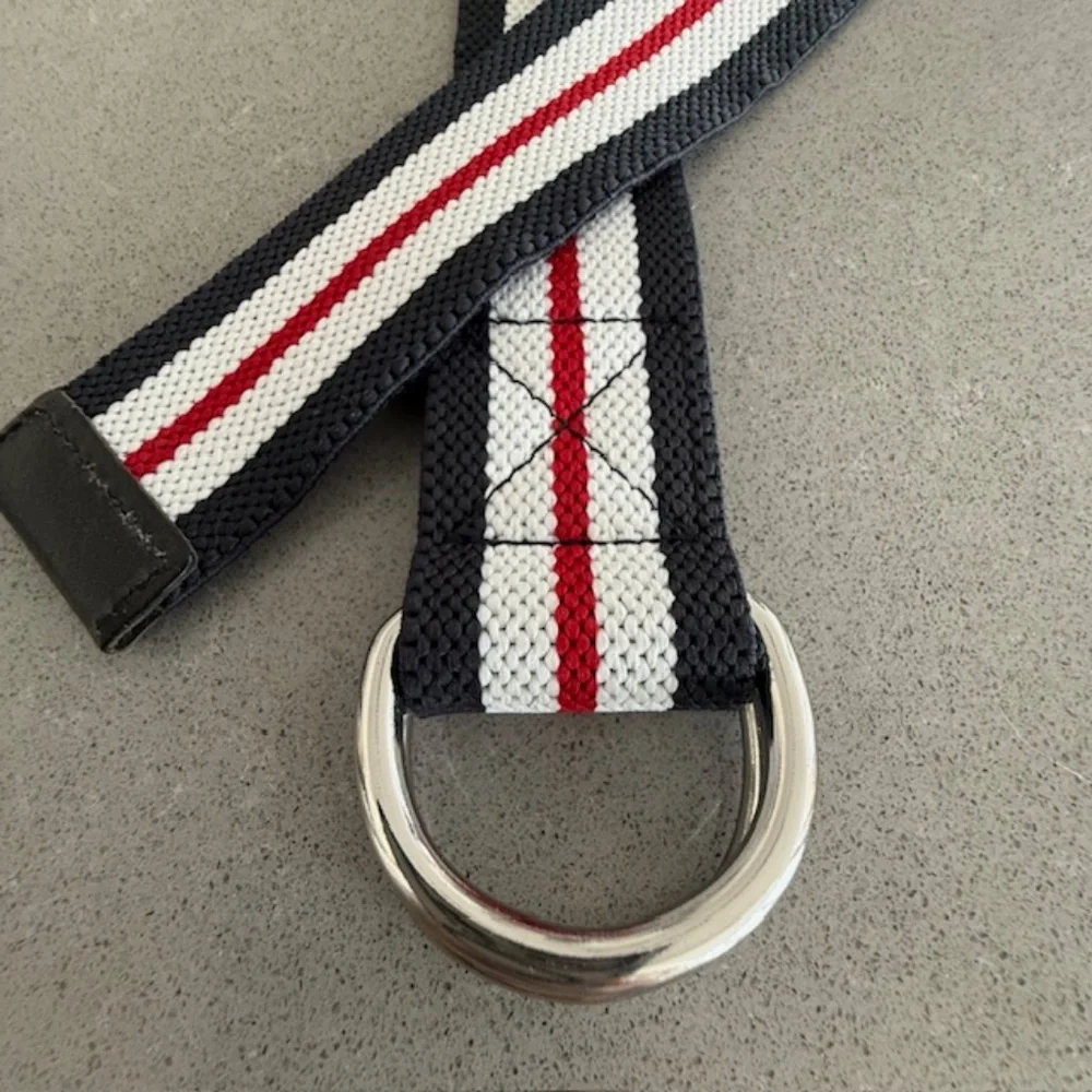 Men's Large Gap Red White Blue Stripe Canvas 48
